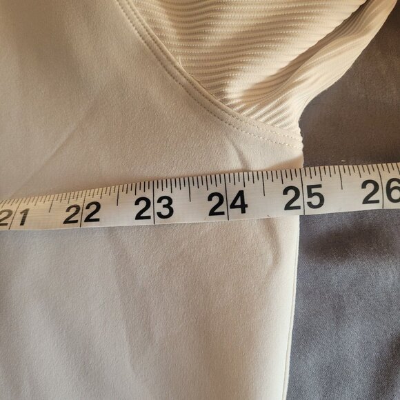 Lululemon Womens Perfectly Oversized Patchwork Crewneck Sweatshirt Size 10 Logo - Picture 2 of 6